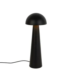 Außenstehleuchte schwarz 65 cm - Pilz