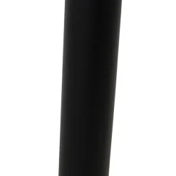 Außenstehleuchte schwarz mit klarer Kugel 100 cm IP44 - Sfera