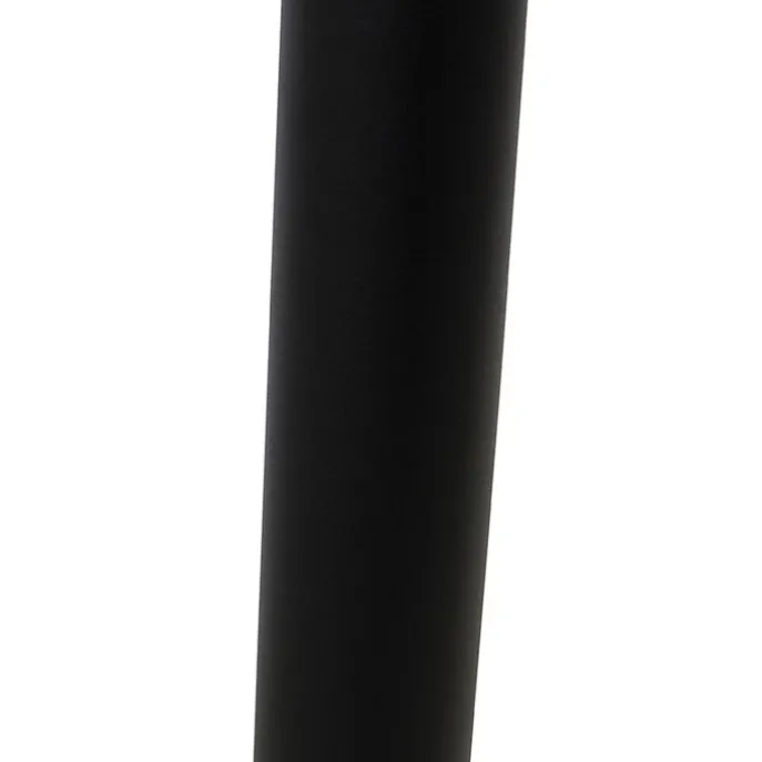 Außenstehleuchte schwarz mit klarer Kugel 100 cm IP44 - Sfera