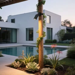 Außenstrahler Schwarz für Baum GU10 50mm Drehbar und Neigbar IP65 - Solo