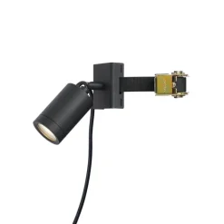 Außenstrahler Schwarz für Baum GU10 50mm Drehbar und Neigbar IP65 - Solo