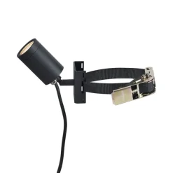 Außenstrahler Schwarz für Baum GU10 50mm Drehbar und Neigbar IP65 - Solo