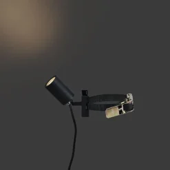 Außenstrahler Schwarz für Baum GU10 50mm Drehbar und Neigbar IP65 - Solo