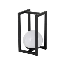 Außen-Tischleuchte Schwarz inkl. wiederaufladbare LED mit Touchsensor - Nowi