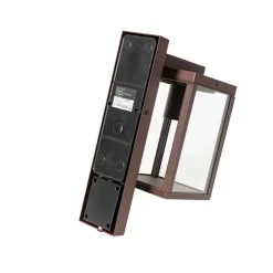 Außenwandlaterne rostbraun mit Hell-Dunkel-Sensor IP44 - Charlois