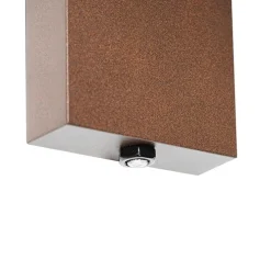 Außenwandlaterne rostbraun mit Hell-Dunkel-Sensor IP44 - Charlois