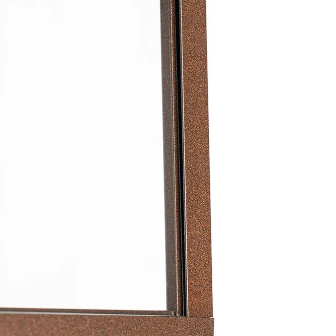 Außenwandlaterne rostbraun mit Hell-Dunkel-Sensor IP44 - Charlois