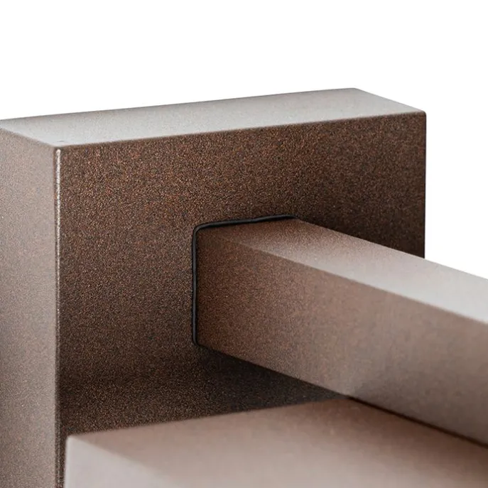 Außenwandlaterne rostbraun mit Hell-Dunkel-Sensor IP44 - Charlois