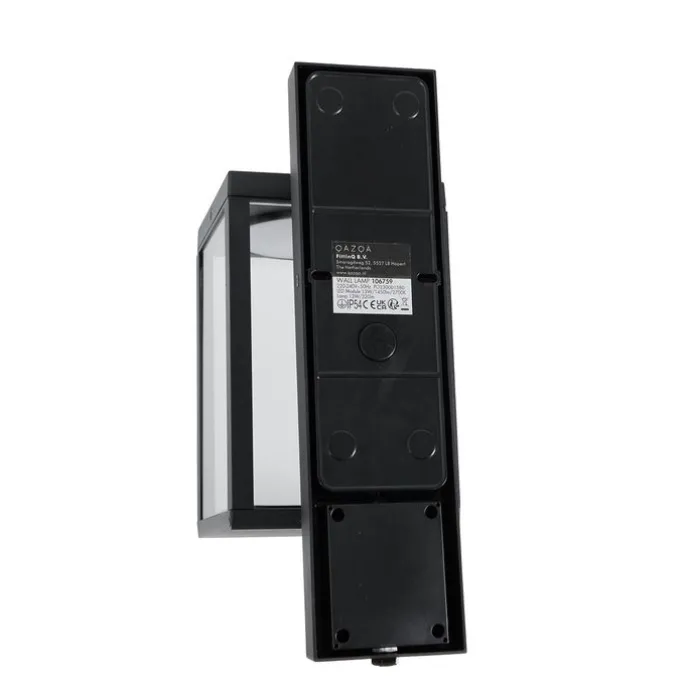 Außenwandlaterne schwarz inkl. LED und Dämmerungssensor - Ferdinand