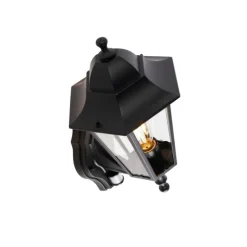 Außenwandlaterne schwarz mit Bewegungssensor IP44 - Havanna