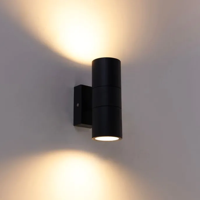 Außenwandleuchte anthrazit IP44 - Duo