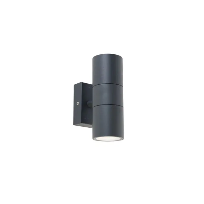 Außenwandleuchte anthrazit IP44 - Duo