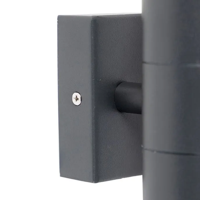 Außenwandleuchte anthrazit IP44 - Duo