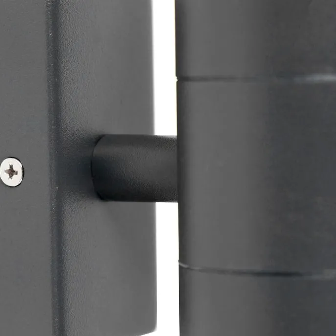Außenwandleuchte anthrazit IP44 - Duo