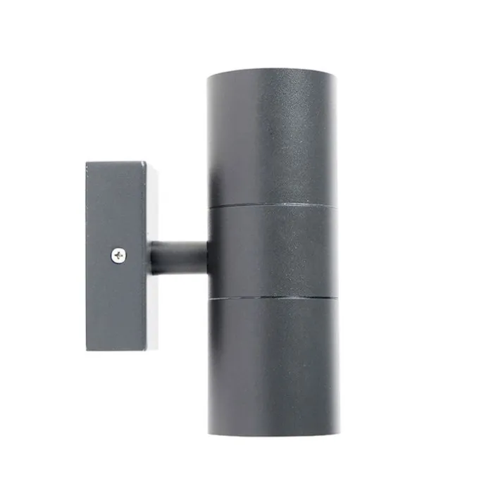 Außenwandleuchte anthrazit IP44 - Duo