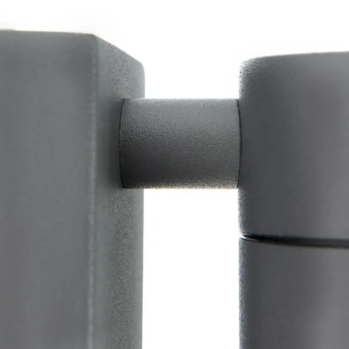 Außenwandleuchte Anthrazit IP44 mit Dämmerungssensor - Solo