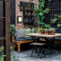 Außenwandleuchte Anthrazit mit Bewegungssensor IP44 - Emmerald 1