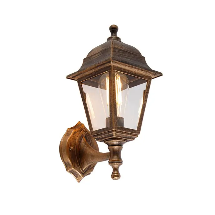 Außenwandleuchte Antikgold verstellbar IP44 - Capital