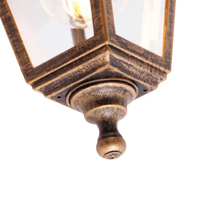 Außenwandleuchte Antikgold verstellbar IP44 - Capital