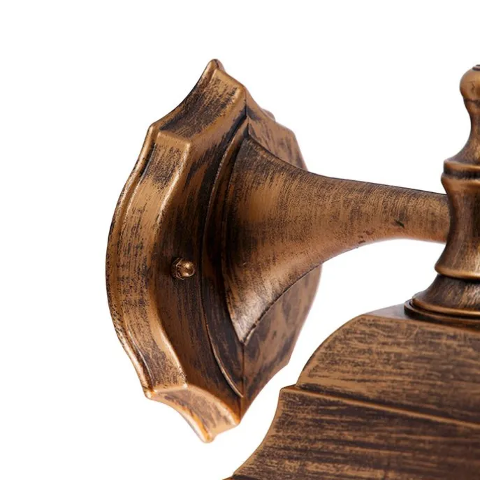 Außenwandleuchte Antikgold verstellbar IP44 - Capital