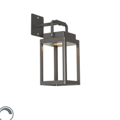 Außenwandleuchte dunkelgrau inkl. LED wiederaufladbar - Yara