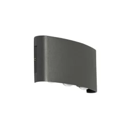 Außenwandleuchte dunkelgrau inkl. LED 6-flammig IP54 - Silly