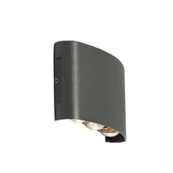 Außenwandleuchte dunkelgrau inkl. LED 6-flammig IP54 - Silly