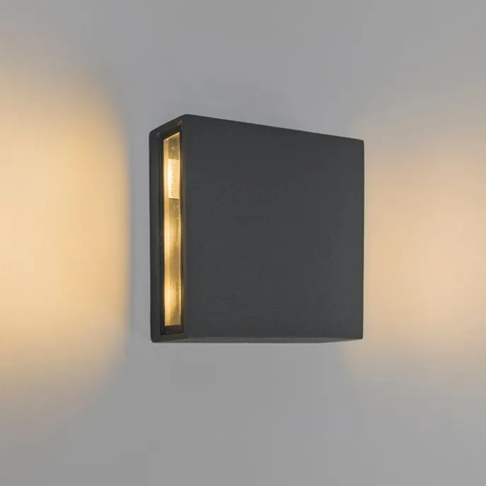 Außenwandleuchte dunkelgrau IP54 inkl. LED - Otan Outdoor 6