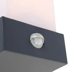 Außenwandleuchte dunkelgrau IP54 Bewegungssensor - Tide