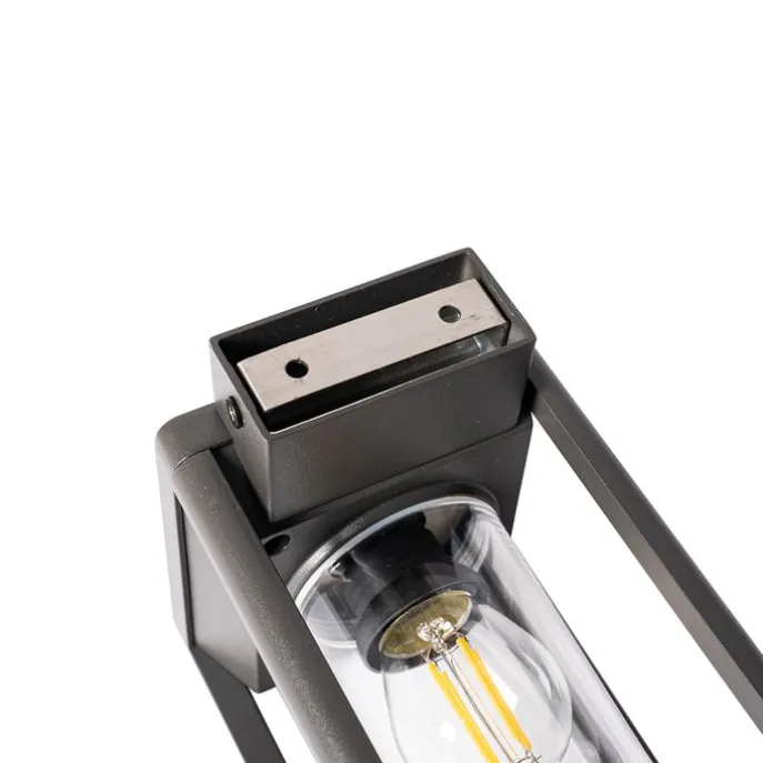 Außenwandleuchte dunkelgrau inkl. LED und Solar - Sonne