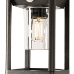 Außenwandleuchte dunkelgrau inkl. LED und Solar - Sonne