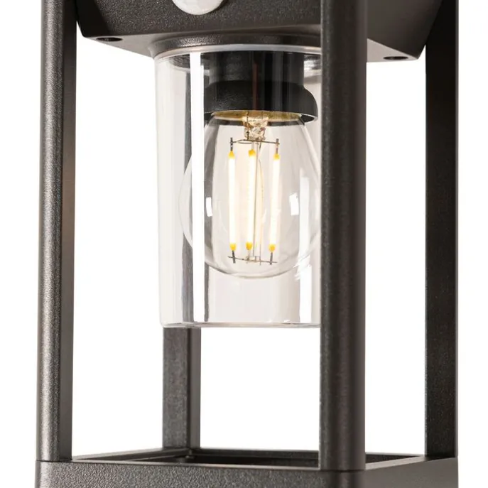 Außenwandleuchte dunkelgrau inkl. LED und Solar - Sonne