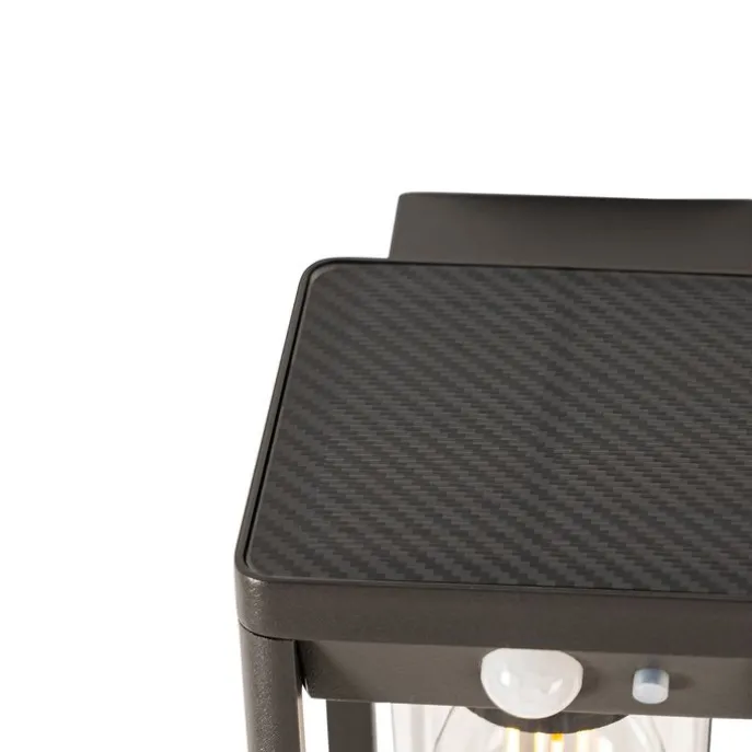 Außenwandleuchte dunkelgrau inkl. LED und Solar - Sonne