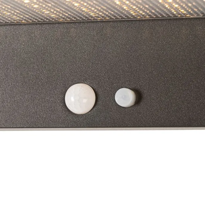 Außenwandleuchte dunkelgrau inkl. LED und Solar - Sunnie