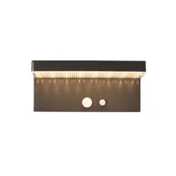 Außenwandleuchte dunkelgrau inkl. LED und Solar - Sunnie