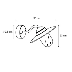 Außenwandleuchte Dunkelgrün IP44 - München