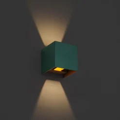 Außenwandleuchte Dunkelgrün inkl. LED IP54 - Edwin