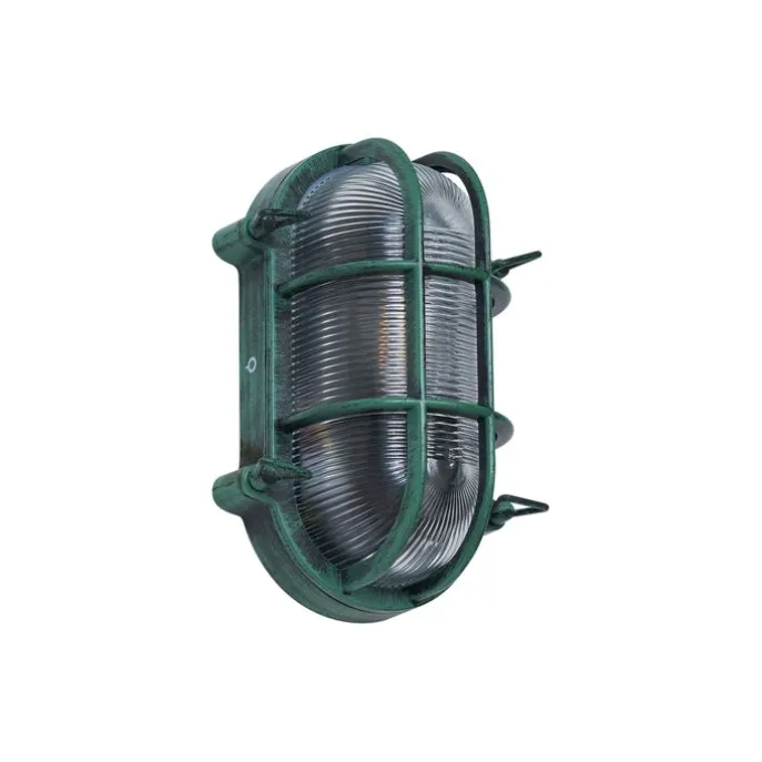 Außenwandleuchte Grün Oval IP44 - Noutica