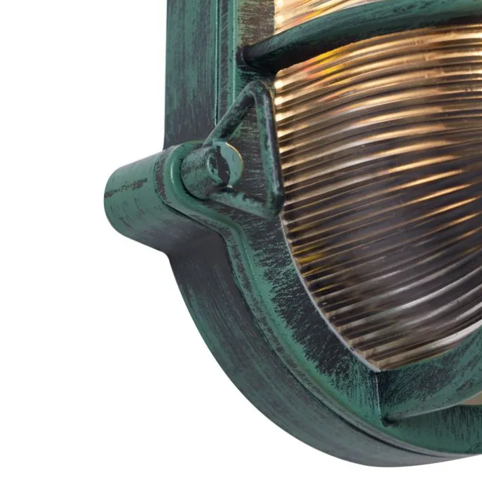 Außenwandleuchte Grün Oval IP44 - Noutica