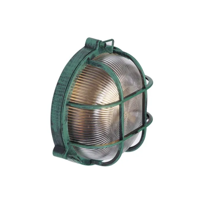 Außenwandleuchte Grün Rund IP44 - Noutica