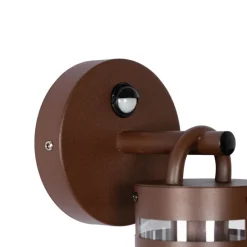 Außenwandleuchte rostbraun IP44 mit Bewegungssensor - Ruben