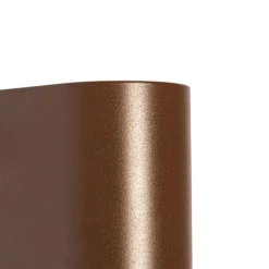 Außenwandleuchte rostbrauner Kunststoff oval 2-flammig - Baleno