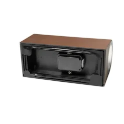 Außenwandleuchte rostbrauner Kunststoff oval 2-flammig - Baleno