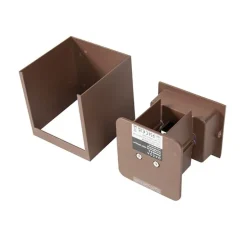 Außenwandleuchte rostbraun inkl. LED 2-flammig IP54 - Edwin