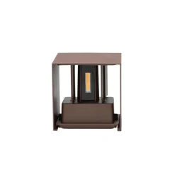 Außenwandleuchte rostbraun inkl. LED 2-flammig IP54 - Edwin