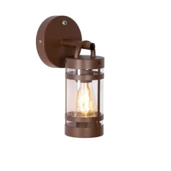 Außenwandleuchte rostbraun IP44 Hell-Dunkel-Sensor - Ruben