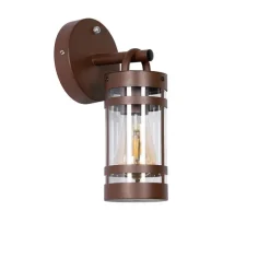 Außenwandleuchte rostbraun IP44 Hell-Dunkel-Sensor - Ruben