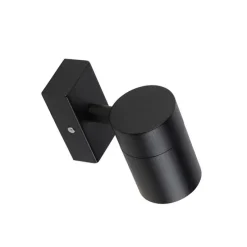 Außenwandleuchte Schwarz Edelstahl GU10 50mm IP44 - Solo