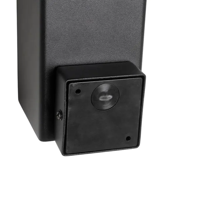 Außenwandleuchte schwarz IP44 mit Bewegungsmelder - Dänemark