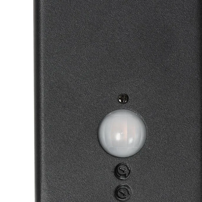 Außenwandleuchte schwarz IP44 mit Bewegungsmelder - Dänemark